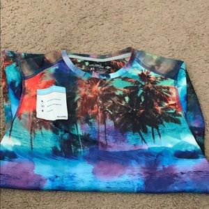 Reel legends palm tree dry fit xs